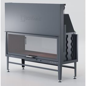 Schömne Elegance 150 cm Asansörlü Tünel Çelik Şömine Haznesi