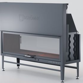 Schömne Elegance 170 cm Asansörlü Tünel Çelik Şömine Haznesi