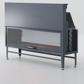Schömne Elegance 190 cm Asansörlü Tünel Çelik Şömine Haznesi