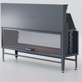 Schömne Elegance 200 cm Asansörlü Tünel Çelik Şömine Haznesi
