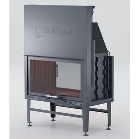 Schömne Elegance 90 cm Asansörlü Tünel Çelik Şömine Haznesi