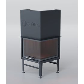 Schömne Elegance Asansörlü 60x60 Şömine Eşkenar Hazne