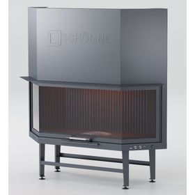 Schömne Elegance Prizma Asansörlü 120'lik Şömine Haznesi
