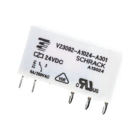 Schrack V23092 A1024 A301 24V DC 6A 170MW Slim Röle