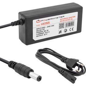 SCHUAR Powermaster PM-14055 12V 5A Plastik Kasa Adaptör