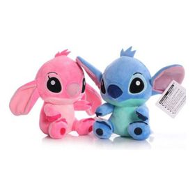 Schulzz Disney Lilo And Stitch Mavi - Pembe 20 cm Peluş Oyuncak