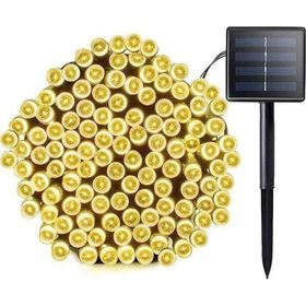 Schulzz Solar Güneş Enerjili Dış Bahçe 8 Modlu 20 m 200 Led Aydınlatma