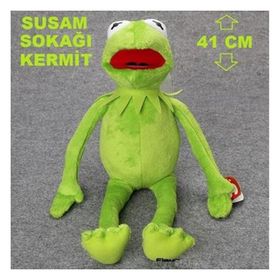 Schulzz Susam Sokağı Kurbağa Kermit 41 cm Peluş Oyuncak