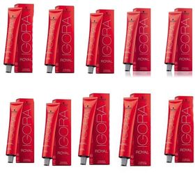 Schwarzkopf 10 Adet Igora Royal 8-65 Açık Kumral-Çikolata Altın Saç Boyası