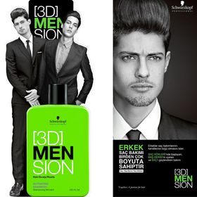 Schwarzkopf 1000 ml 3Dmension Dökülme Önleyici Şampuan