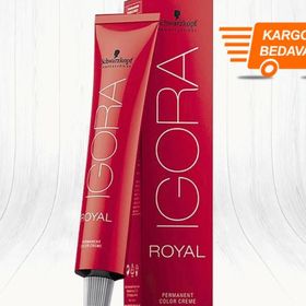 Schwarzkopf 2 Adet Igora Royal 7-77 Kumral-Yoğun Bakır Saç Boyası