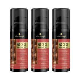 Schwarzkopf 3x120 ml Kızıl Root Retoucher Beyazları Kapatan Sprey Boya