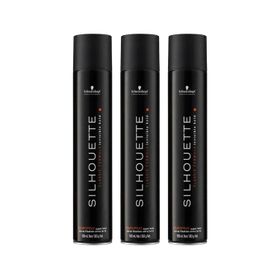 Schwarzkopf 3x500 ml Silhouette Süper Tutucu Sprey