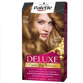 Schwarzkopf 7-65 Altın Parıltılı Toffee 2 Adet Saç Boyası ve Saç Boyama Seti