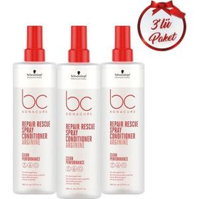 Schwarzkopf Bc Clean 3x400 ml Acil Kurtarma Sprey Saç Kremi