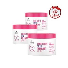 Schwarzkopf BC Clean 3x500 ml Renk Koruyucu Gümüş Kür