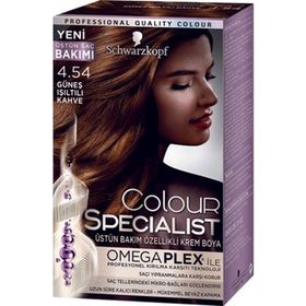 Schwarzkopf Colour Specialist 4.54 Güneş Işıltılı Kahve Saç Boyası
