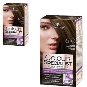Schwarzkopf Colour Specialist 6/0 Doğal Açık Kahve x2 Saç Boyası