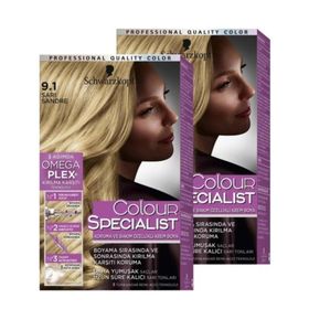 Schwarzkopf Colour Specialist 9.1 Sarı Sandre x2 Saç Boyası