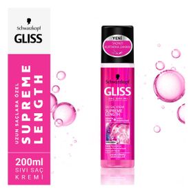 Schwarzkopf Gliss 200 ml Supreme Length Sıvı Saç Bakım Kremi