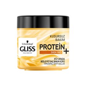 Schwarzkopf Gliss 4'ü 1 Arada 400 ml Protein Shea Yağı Besleyici Saç Bakım Kürü