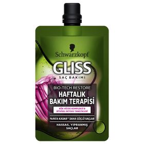 Schwarzkopf Gliss Biotech 50 ml Saç Bakım Terapisi Maskesi