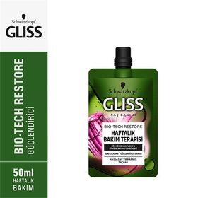 Schwarzkopf Gliss Biotech 50 ml Saç Bakım Terapisi Maskesi