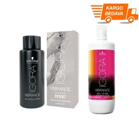 Schwarzkopf Igora 2 Adet Vıbrance 9-42 Muted Desert Saç Boyası + 1 lt Oksidan