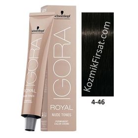 Schwarzkopf İgora 4.46 Orta Kahve Bej Çikolata 60 ml Saç Boyası