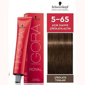 Schwarzkopf İgora 5.65 Açık Kahve Kestane Altın 60 ml Saç Boyası