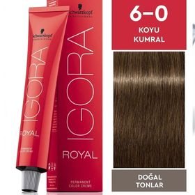 Schwarzkopf Igora 6-0 Koyu Sarı 60 ml Royal Saç Boyası