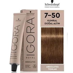 Schwarzkopf Igora 7 Adet Royal Absolutes 7-50 Kumral Doğal Altın Saç Boyası