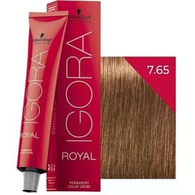 Schwarzkopf İgora Royal 7.65 Kumral Çikolata Altın Tüp Saç Boyası 60 ml Saç Boyası