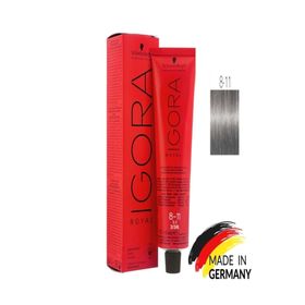 Schwarzkopf Igora Royal 8.11 Açık Kumral Yoğun Küllü 60 ml Saç Boyası