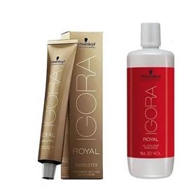 Schwarzkopf Igora Royal Absolutes 9-40 Sarı-Doğal Bej Saç Boyası + Oksidan