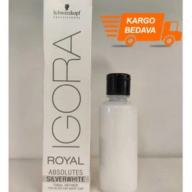 Schwarzkopf Igora Royal Absolutes Silverwhite Grey Lilac Saç Boyası ve Oksidan