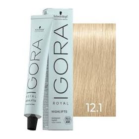 Schwarzkopf Igora Royal Highlifts 12-49 Çok Açık Sarı Bej Viyole Saç Boyası