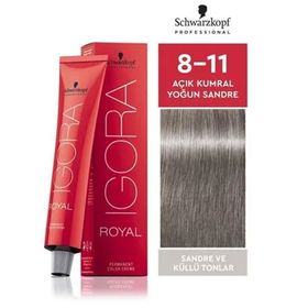 Schwarzkopf Igora Vibrance Amonyaksız Yarı Kalıcı 60 ml 8-11 Açık Kumral Yoğun Sandre Saç Boyası