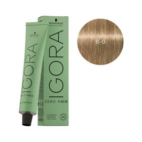 Schwarzkopf Igora Zero Amm Amonyaksız 60 ml 8-0 Light Blonde Natural Saç Boyası