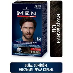 Schwarzkopf Men Perfect Jel 80 Siyah Kahve Saç Boyası