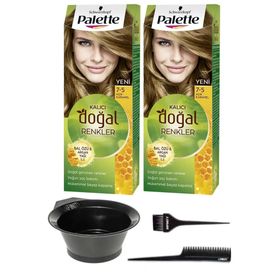 Schwarzkopf Palette 7-5 Açık Karamel 2'li Saç Boyası