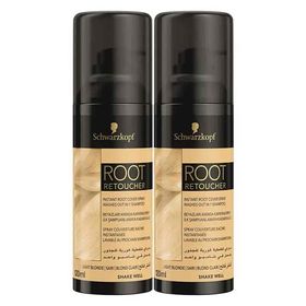 Schwarzkopf Root Retoucher Koyu Sarı 2x120 ml Beyazları Anında Kapatan Sprey Saç Boyası