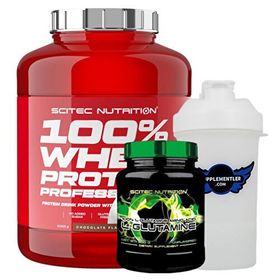 Scitec Whey Professional + L-Glutamine Kombinasyonu