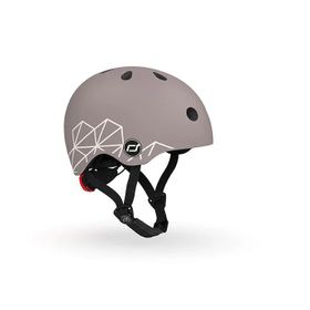 Scoot And Ride 181206-96563 Lifestyle XXS-S Brown Lines Bebek Kaskı