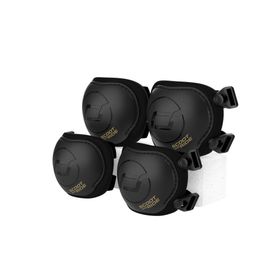 Scoot And Ride 230926-00164 Siyah Altın Dizlik ve Dirseklik Scooter Koruyucu Set