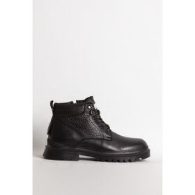 Scootland 16288 Siyah Deri Erkek Bot
