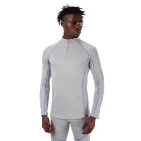 Scorp Thermo-Fit Extreme Gri Erkek Termal Fermuarlı Üst Kayak İçliği