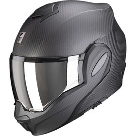 Scorpion Exo Tech Evo Carbon Mat Siyah Çene Açılabilir Motosiklet Kaskı