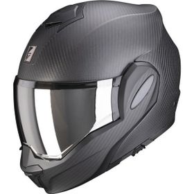 Scorpion Exo Tech Evo Carbon Mat Siyah Çene Açılabilir Motosiklet Kaskı