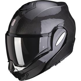 Scorpion Exo Tech Evo Carbon Siyah Çene Açılabilir Motosiklet Kaskı